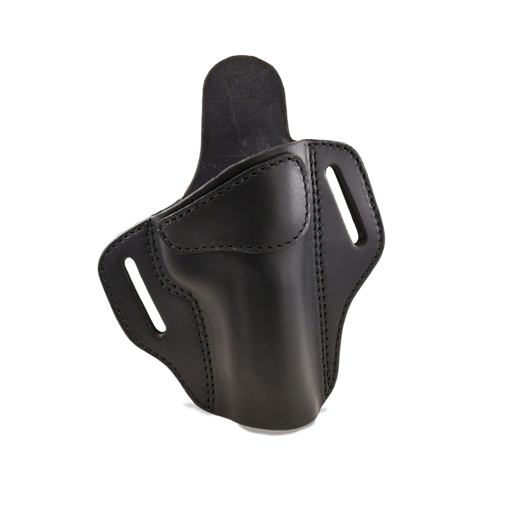 2 Slot OWB Belt Slide Holster - Fits Most 1911 Styles - Premium Leather - Made in the USA