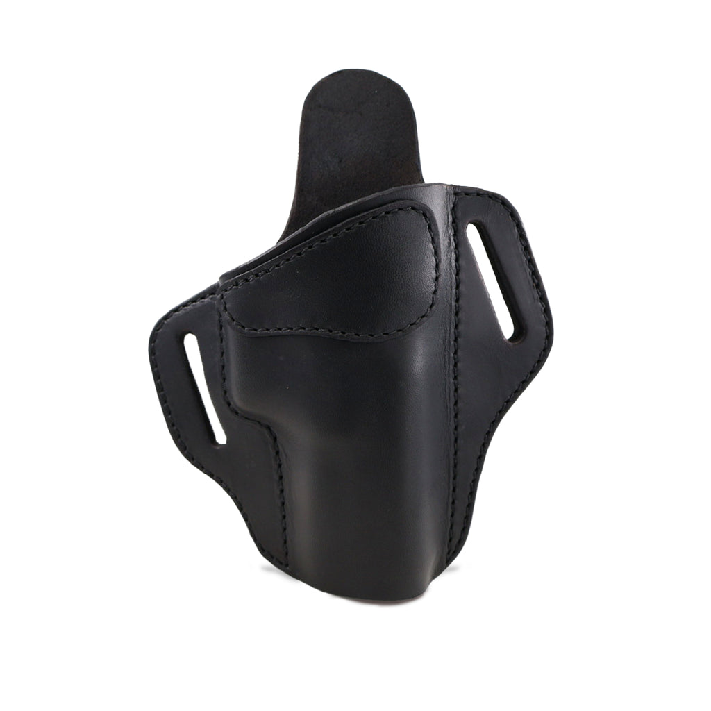 2 Slot OWB Belt Slide Holster - Fits Glock 17 19 22 26 32 33, Springfield XD/XDS, S&W M&P Shield + Similar Sizes