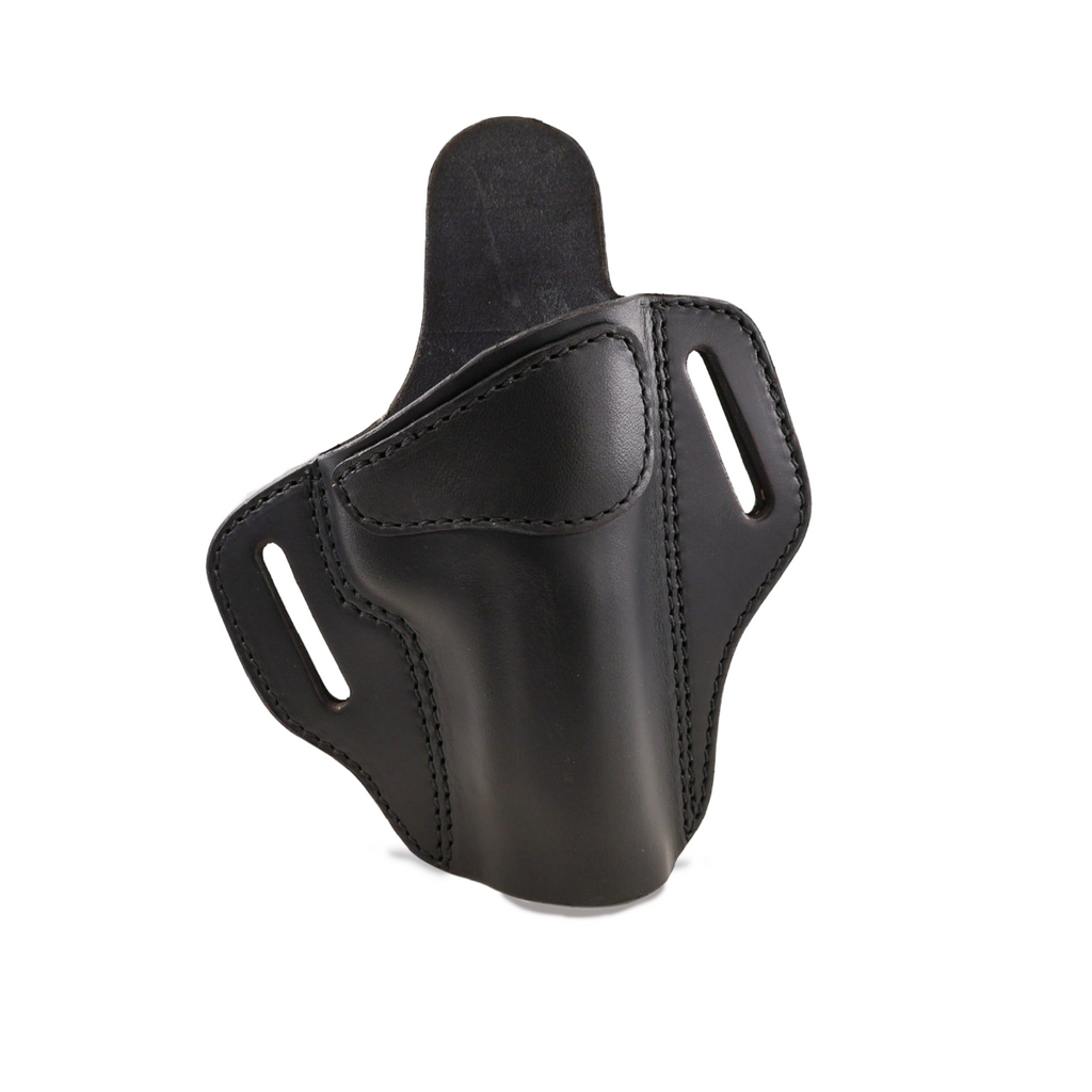 2 Slot OWB Belt Slide Holster - Fits Most 1911 Styles - Premium Leather - Made in the USA