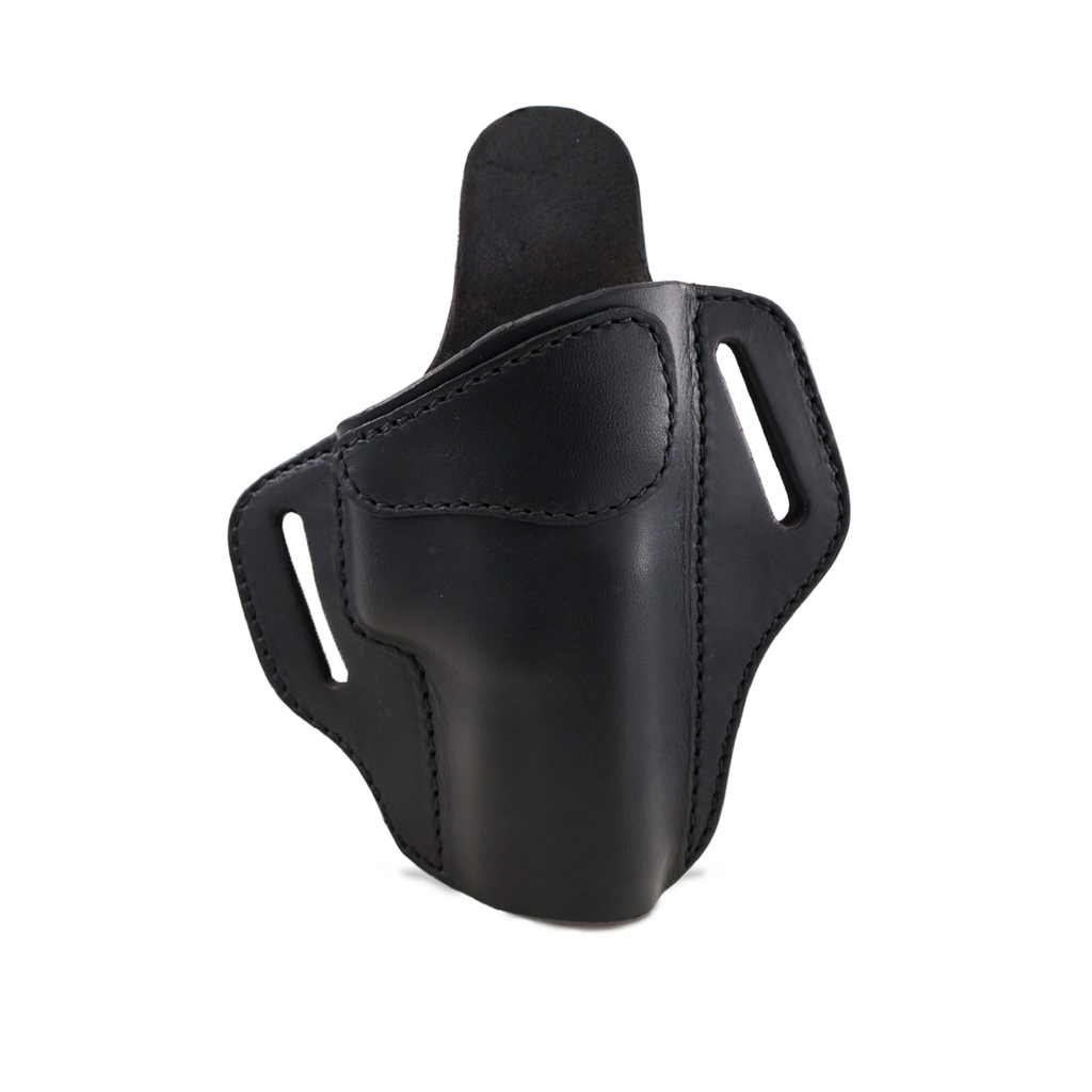 2 Slot OWB Belt Slide Holster - Fits Glock 17 19 22 26 32 33, Springfield XD/XDS, S&W M&P Shield + Similar Sizes