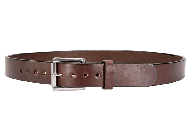 Brown Bullbelt® : Men's Smooth Extra Thick Leather belt 1.50"