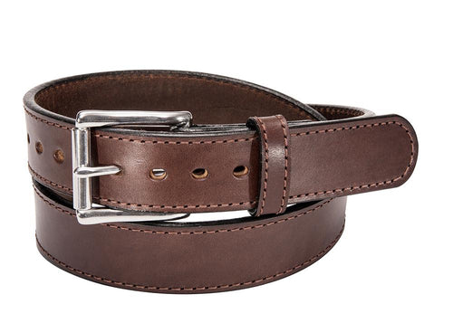 Brown Stitched Bullhide Gun Belt