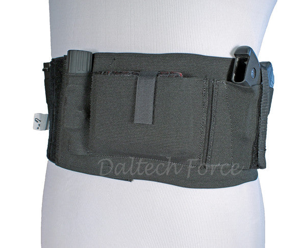 6 Wide Two Gun Tactical Belly Band Holster