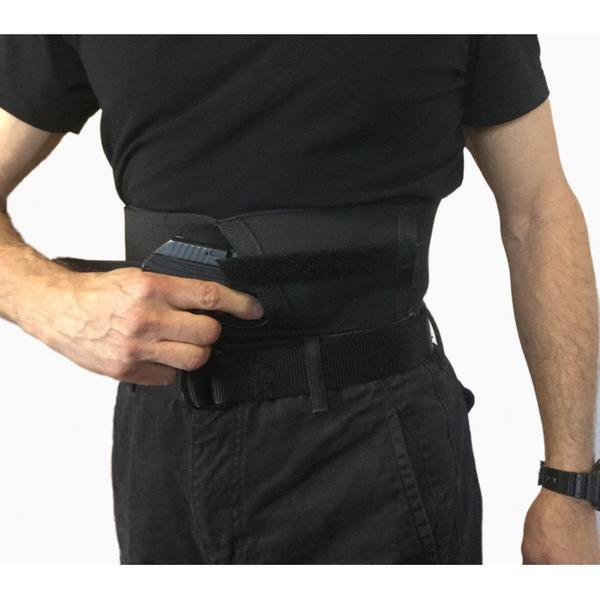 XL Ultimate Belly Band Holster for Concealed Carry, Black