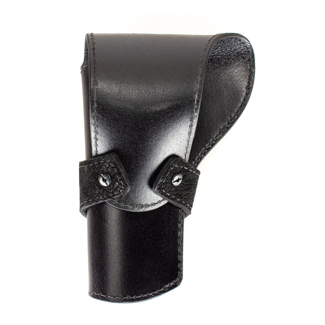 Black Hippo Banded Western Revolver Holster