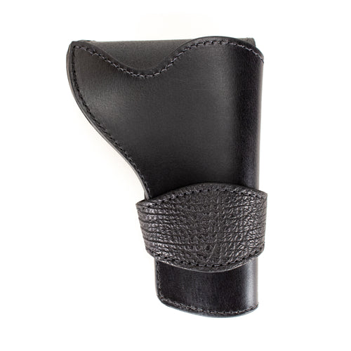 Black Shark Banded Western Revolver Holster