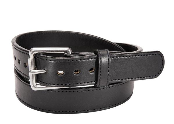 BULLBELT® 1.25" BLACK STITCHED BULLHIDE GUN BELT