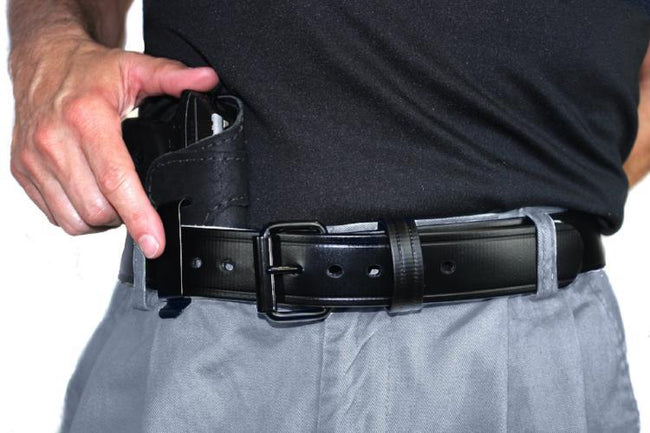 Tactical SuperBio® Holster Belt : Indestructible Belt with Black Roller Buckle 1.50"