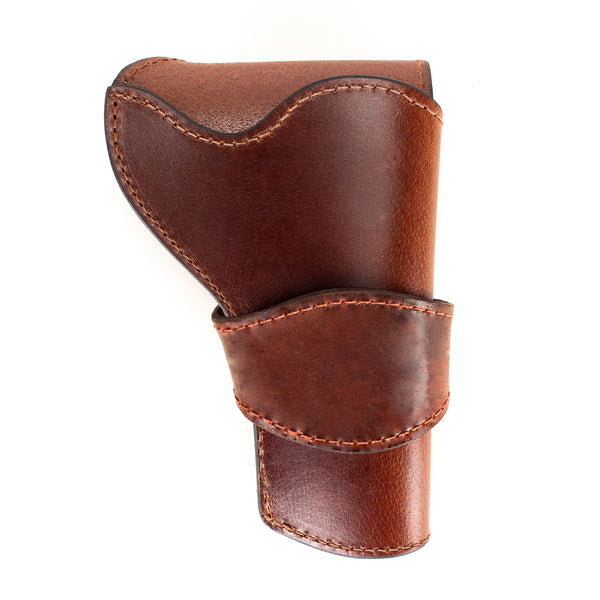 Brown Western Revolver Holster - Premium African Water Buffalo Leather –  Daltech Force