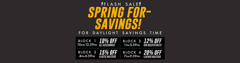 Daylight Savings Time Flash Sale