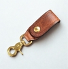 Brown Leather Key Hanger with Scissor Snap