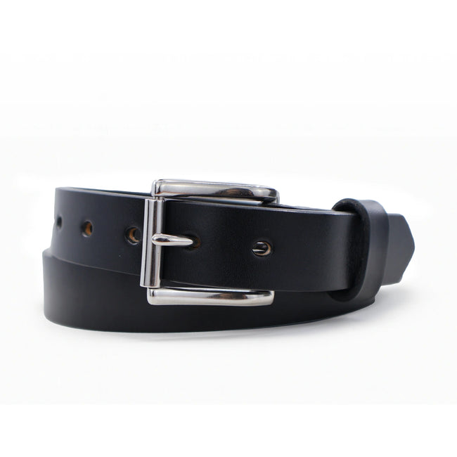 Brown Slim Smooth Leather BullBelt - 1.25"