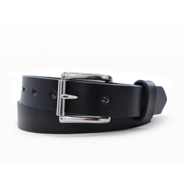 Brown Slim Smooth Leather BullBelt - 1.25"