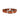 Leather Brown Center Ring Dog Collar