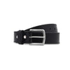 Men's Black Everyday Stitched Leather Belt