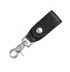 Black Leather Key Hanger with Scissor Snap
