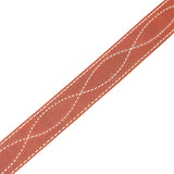 Men's Hot Dipped Tan Figure 8 White Stitched Leather Belt 1.50