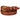 Men's Medium Brown Stitched Raised Center Ranger Belt 1.25"-Daltech Force