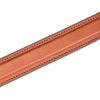 Men's Medium Brown Stitched Raised Center Ranger Belt 1.25