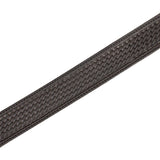 Men's Black Basketweave Stitched Ranger Belt 1.50