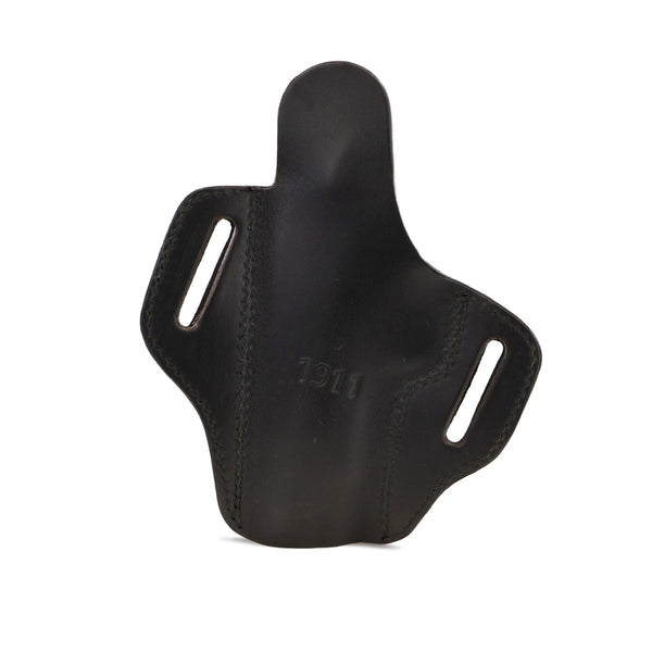 2 Slot OWB Belt Slide Holster - Fits Most 1911 Styles - Premium Leather - Made in the USA