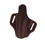 2 Slot OWB Belt Slide Holster - Fits Most 1911 Styles - Premium Leather - Made in the USA