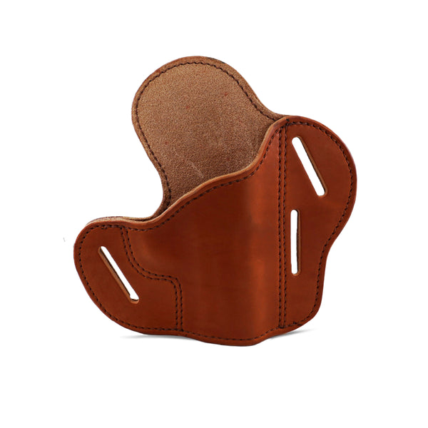 3 Slot Pancake Belt Holster - Fits Most 1911 Styles - Premium Leather - Made in the USA