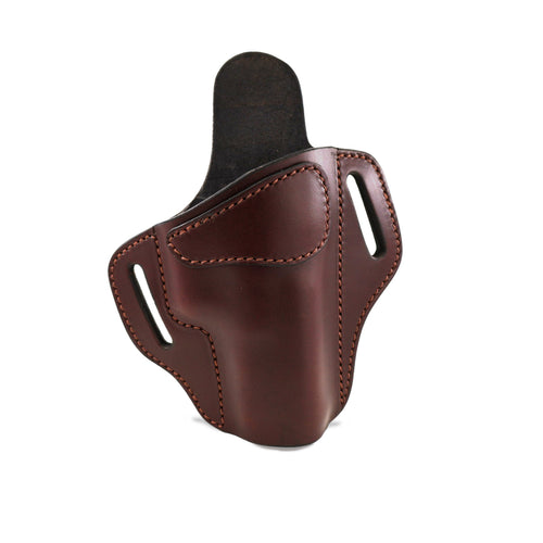 2 Slot OWB Belt Slide Holster - Fits Glock 17 19 22 26 32 33, Springfield XD/XDS, S&W M&P Shield + Similar Sizes