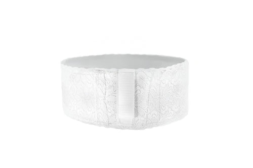 Women's White Lace Belly Band Holster