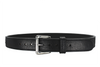 Black Bison Leather Holster Belt