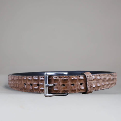 Genuine Hornback Crocodile Holster Belt 1.5" - SALE ITEM - Size 42