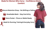 White CCW Compression Shorts Holster