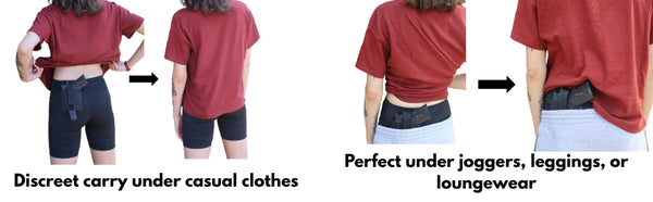 Black CCW Compression Shorts Holster - In Stock & Ships Fast