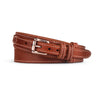 Hot Dipped Tan Stitched Ranger Belt 1.50