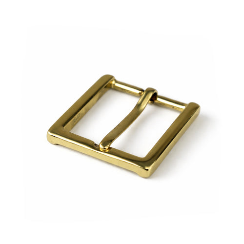 Solid Brass #8 Dress Buckle - Polished Brass