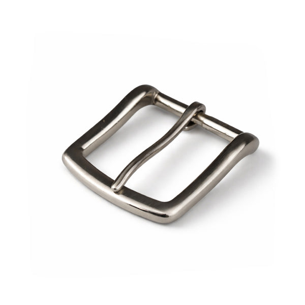 Solid Brass #1049 Heel Bar Buckle (1.5") - Multiple Finishes