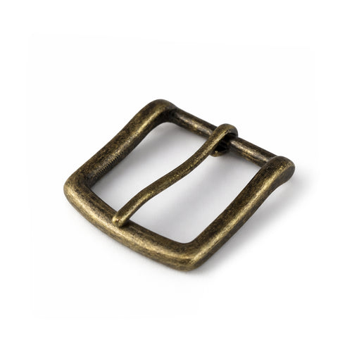 Solid Brass #1049 Heel Bar Buckle (1.5") - Multiple Finishes