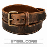 Distressed Bison Steel Core BullBelt®