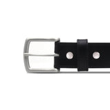 Men's Black Everyday Stitched Leather Belt