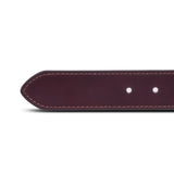 Men's Black Everyday Stitched Leather Belt