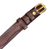 Men's Medium Brown Stitched Raised Center Ranger Belt 1.25