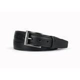 Men's Brown Raised Center Dress Belt - 1.25