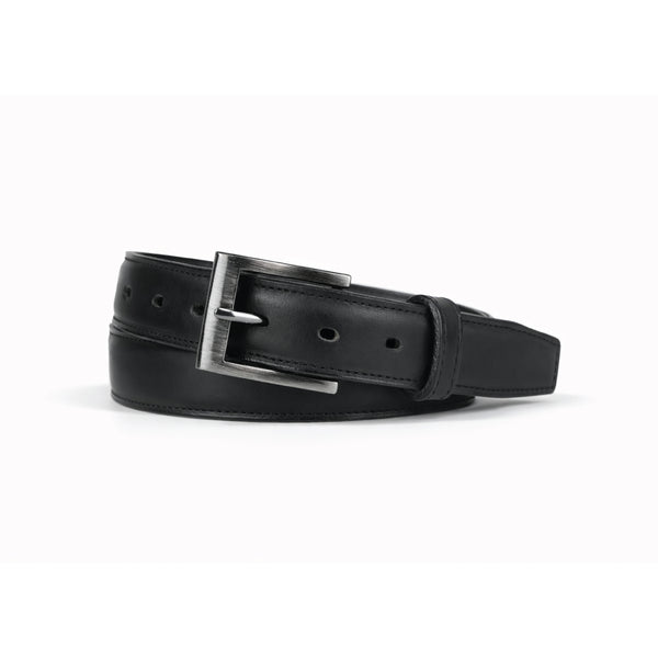 Men's Brown Raised Center Dress Belt - 1.25"
