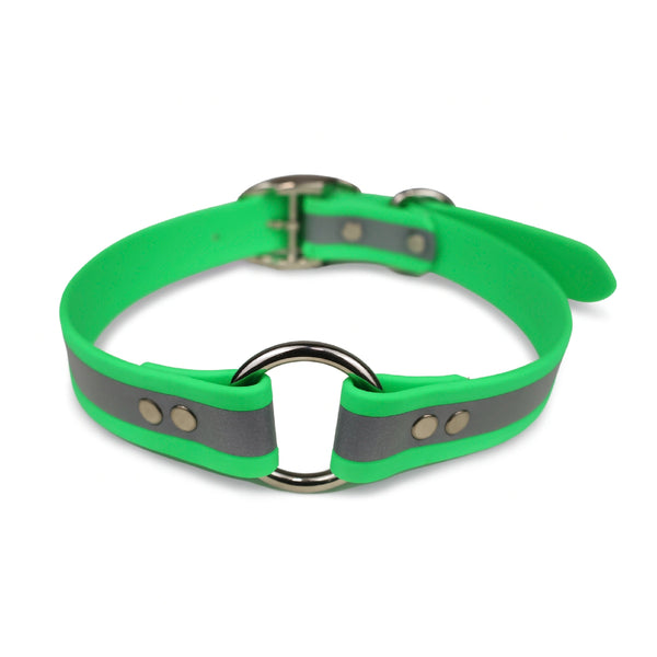 Tactical Center Ring Reflective Dog Collar