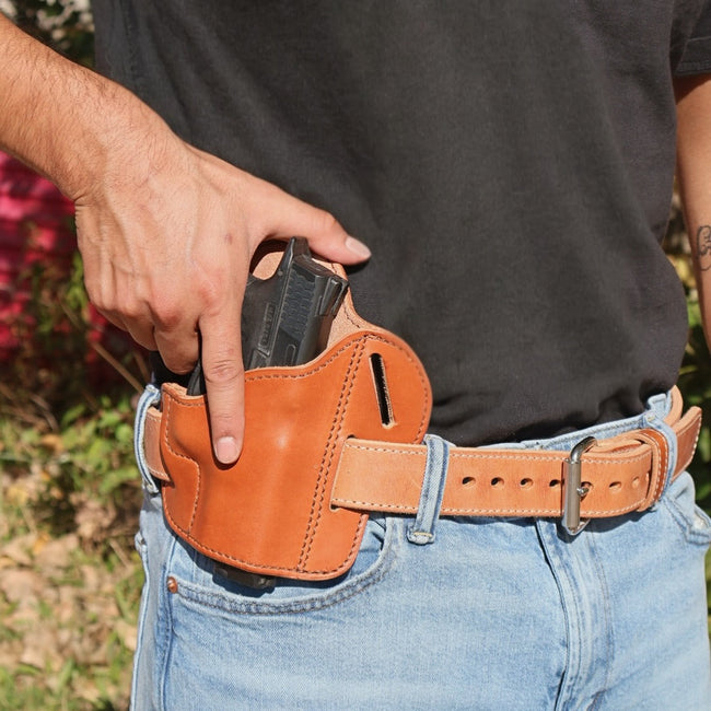 3 Slot Pancake Belt Holster