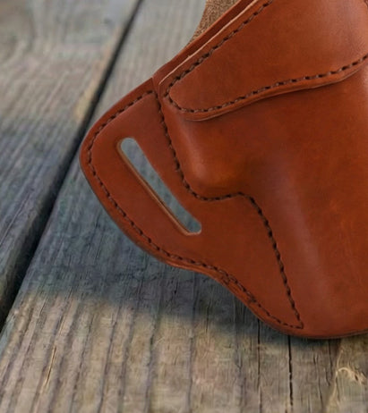 2 Slot Leather Pancake Holster