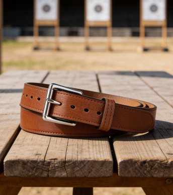 Genuine Brown Bison Leather