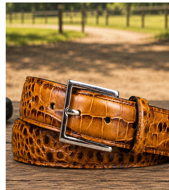 Italian Embossed Cowhide Leather