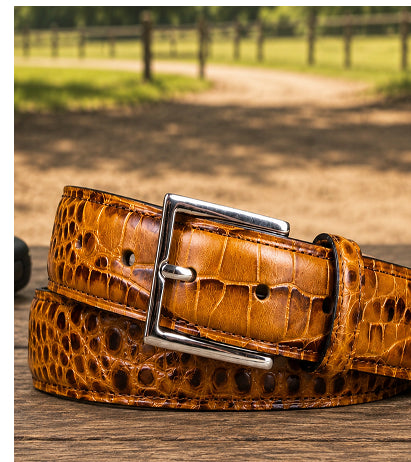 Italian Embossed Cowhide Leather