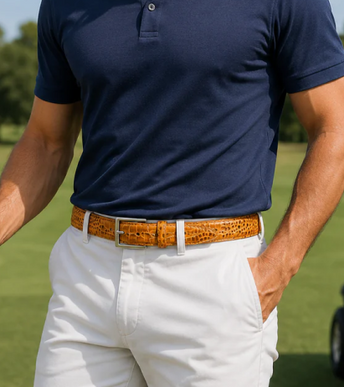 Elegant Crocodile-Embossed Finish